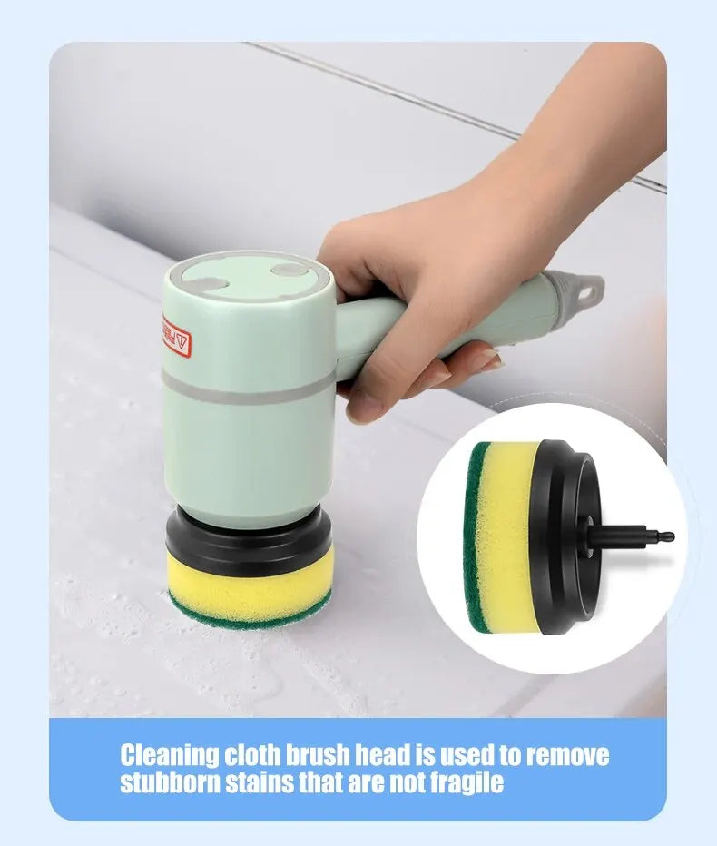 Electric Cleaning Brush Multi-functional Home USB Rechargeable